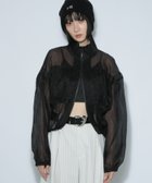 【ページボーイ/PAGEBOY】のシアーギャザーブルゾン ブラック09|ID: prp329100004540908 ipo3291000000032083670