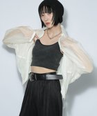 【ページボーイ/PAGEBOY】のシアーギャザーブルゾン アイボリー60|ID: prp329100004540908 ipo3291000000032083671