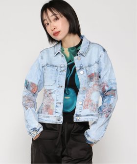 【デシグアル/Desigual】のパッチ付きデニムジャケット 人気、トレンドファッション・服の通販 founy(ファニー) ファッション Fashion レディースファッション WOMEN アウター Coat Outerwear ジャケット Jackets デニムジャケット Denim Jackets カラフル Colorful シューズ Shoes ジャケット Jacket デニム Denim パターン Pattern パッチ Patch パッチワーク Patchwork プリント Print メンズ Mens 長袖 Long Sleeve |ID:prp329100004540910