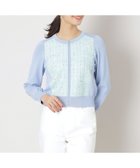 【トゥー ビー シック/TO BE CHIC】のレインボーツイードコンビ ニットブルゾン 人気、トレンドファッション・服の通販 founy(ファニー) ファッション Fashion レディースファッション WOMEN アウター Coat Outerwear ブルゾン Blouson/Jackets トップス・カットソー Tops/Tshirt ニット Knit Tops コンパクト Compact ストレッチ Stretch ツイード Tweed フェミニン Feminine ブルゾン Blouson ベーシック Basic thumbnail サックスブルー|ID: prp329100004540926 ipo3291000000032241666