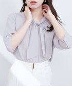 【ナチュラルクチュール/natural couture】の袖口パールノット結び6分袖ブラウス 人気、トレンドファッション・服の通販 founy(ファニー) ファッション Fashion レディースファッション WOMEN トップス・カットソー Tops/Tshirt シャツ/ブラウス Shirts/Blouses 2025年 2025 2025春夏・S/S Ss,Spring/Summer,2025 なめらか Smooth スリーブ Sleeve バルーン Balloon パール Pearl ロング Long ビジネス 仕事 通勤 Business thumbnail グレー|ID: prp329100004540927 ipo3291000000032283653