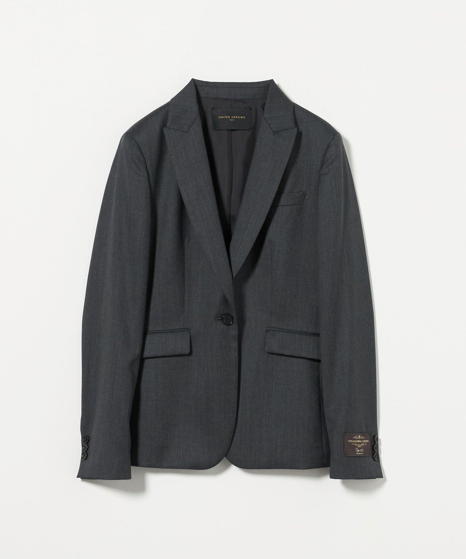 【ユナイテッドアローズ/UNITED ARROWS】のCANONICO テーラードジャケット インテリア・キッズ・メンズ・レディースファッション・服の通販 founy(ファニー) 　ファッション　Fashion　レディースファッション　Fashion for Women　アウター　Coat / Outerwear Collection　レディースジャケット・軽アウター　Jackets　テーラードジャケット / 通勤・きれいめスタイル　Tailored Jackets & Blazers　おすすめ　Recommended / Our Picks　イタリア　Italy　コンパクト　Compact, Small Size　シェイプ　Shape, Slim Fit　ジャケット　Jacket, Outerwear　セットアップ　Set-Up, Coordinated Outfit　バランス　Balance, Style Balance　ボトム　Bottoms, Lower Wear　夏　Summer　DK.GRAY|ID: prp329100004540928 ipo3291000000032607940