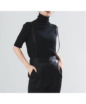 【デミルクス ビームス/Demi-Luxe BEAMS】の【ビームスの百名品】AK+1 / コットン 五分袖 ハイネックニット 人気、トレンドファッション・服の通販 founy(ファニー) ファッション Fashion レディースファッション WOMEN トップス・カットソー Tops/Tshirt ニット Knit Tops おすすめ Recommend タートルネック Turtleneck ハイネック High Neck |ID:prp329100004540978