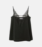 【ルシェル ブルー/LE CIEL BLEU】のアシンメトリーレースキャミ / Asymmetry Lace Cami ブラック|ID: prp329100004540990 ipo3291000000032084068