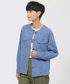【エヴェックス バイ クリツィア/EVEX by KRIZIA】の【カタログ掲載品】【ウォッシャブル】ソフトデニムシャツジャケット ブルー|ID: prp329100004541001 ipo3291000000032084127