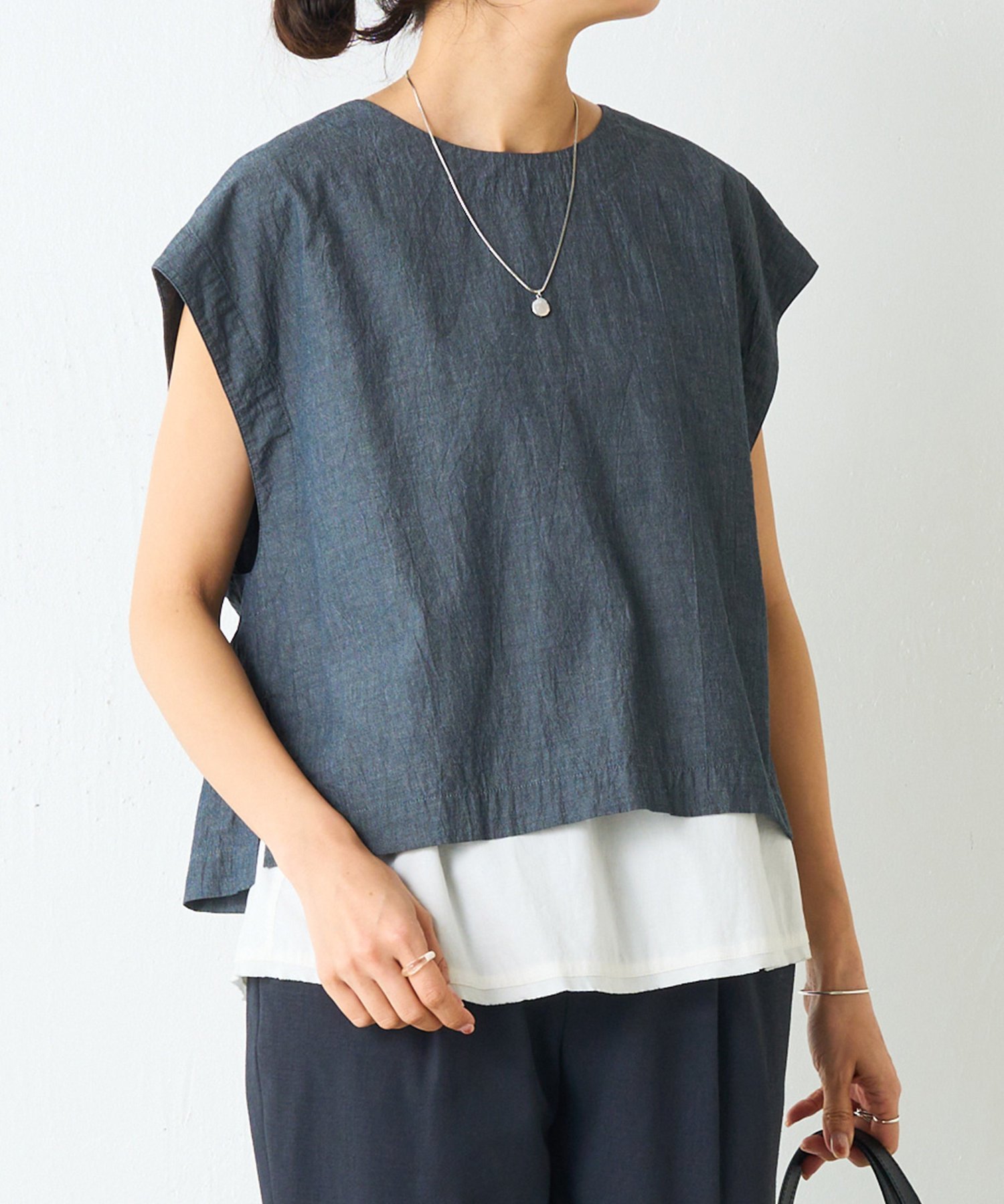 【ビアズリー/BEARDSLEY】の綿ワッシャーベスト インテリア・キッズ・メンズ・レディースファッション・服の通販 founy(ファニー) 　ファッション　Fashion　レディースファッション　Fashion for Women　アウター　Coat / Outerwear Collection　トップス・カットソー　Cut & Sew Tops　ベスト&ジレ / 重ね着スタイル　Vests & Gilets　おすすめ　Recommended / Our Picks　インナー　Innerwear　ショート　Short, Short Length　セットアップ　Set-Up, Coordinated Outfit　タンク　Tank Top, Sleeveless Top　ベスト　Vest, Waistcoat　リラックス　Relax, Relaxed Fit　夏　Summer　グレー|ID: prp329100004541010 ipo3291000000033579418
