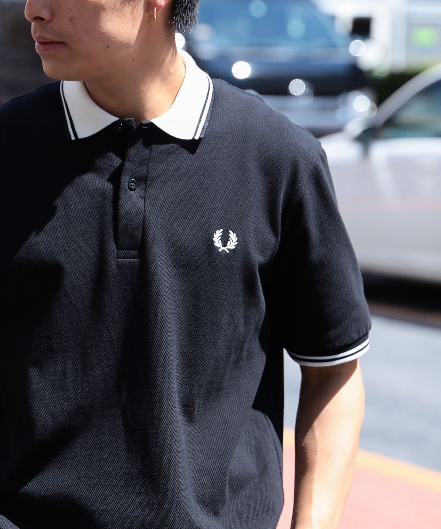 【ビームス/BEAMS / MEN】の【洗濯機洗い可】【別注】FRED PERRY / フレッドペリーポロシャツ - M12 25SS 半袖 ポロシャツ メンズ ユニセックス インテリア・キッズ・メンズ・レディースファッション・服の通販 founy(ファニー) 　ファッション　Fashion　メンズファッション　Men's Style Online　2025年　2025　2025春夏・S/S　Ss,Spring/Summer,2025　シンプル　Simple　フィット　Fit　ボックス　Box　ポロシャツ　Polo Shirt　メンズ　Mens　エレガント 上品　Elegant　別注　Special Order　半袖　Short Sleeve　定番　Standard　BLACK/SNOW_WHITE|ID: prp329100004541024 ipo3291000000032645251