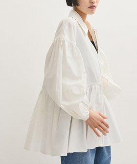 【アダム エ ロペ/ADAM ET ROPE'】の【サステナブル】ペプラムブラウス 人気、トレンドファッション・服の通販 founy(ファニー) ファッション Fashion レディースファッション WOMEN トップス・カットソー Tops/Tshirt シャツ/ブラウス Shirts/Blouses 2025年 2025 2025春夏・S/S Ss,Spring/Summer,2025 ペプラム Peplum リネン Linen ロング Long 夏 Summer 春 Spring S/S・春夏 Ss・Spring/Summer 羽織 Haori |ID:prp329100004541038