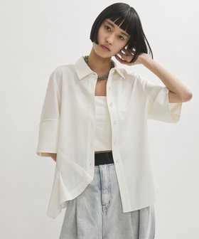【アダム エ ロペ/ADAM ET ROPE'】のクールタッチジャージシャツ 人気、トレンドファッション・服の通販 founy(ファニー) ファッション Fashion レディースファッション Fashion for Women トップス・カットソー Cut & Sew Tops シャツ・ブラウス・オフィスカジュアル Elegant Blouses & Button-Ups アシンメトリー Asymmetrical Style 春 Spring カフス Cuff Design コンパクト Compact, Small Size スラックス Slacks, Dress Pants デニム Denim, Jeans Material ハーフ Half, Half-Length パターン Pattern, Design Print ポケット Pocket, Pocket Detail 半袖 Short Sleeve, Half Sleeve 羽織 Haori, Light Jacket ワイド Wide, Wide Fit S/S・春夏 SS, Spring/Summer, Warm Season おすすめ Recommended / Our Picks 夏 Summer 2025年 2025 2025春夏・S/S Spring/Summer 2025 SS25 |ID:prp329100004541042