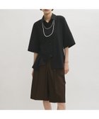 【アダム エ ロペ/ADAM ET ROPE'】のクールタッチジャージシャツ 人気、トレンドファッション・服の通販 founy(ファニー) ファッション Fashion レディースファッション Fashion for Women トップス・カットソー Cut & Sew Tops シャツ・ブラウス・オフィスカジュアル Elegant Blouses & Button-Ups アシンメトリー Asymmetrical Style 春 Spring カフス Cuff Design コンパクト Compact, Small Size スラックス Slacks, Dress Pants デニム Denim, Jeans Material ハーフ Half, Half-Length パターン Pattern, Design Print ポケット Pocket, Pocket Detail 半袖 Short Sleeve, Half Sleeve 羽織 Haori, Light Jacket ワイド Wide, Wide Fit S/S・春夏 SS, Spring/Summer, Warm Season おすすめ Recommended / Our Picks 夏 Summer 2025年 2025 2025春夏・S/S Spring/Summer 2025 SS25 thumbnail ブラック(01)|ID: prp329100004541042 ipo3291000000033374371