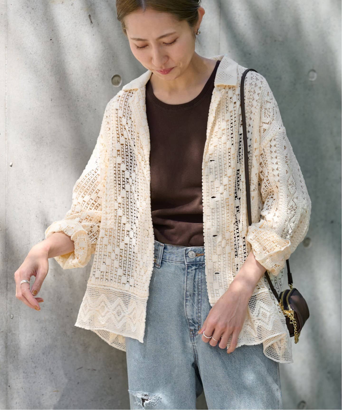 【フレームワーク/FRAMeWORK】の≪追加≫アンティークレースオープンカラーシャツ 人気、トレンドファッション・服の通販 founy(ファニー) 　ファッション　Fashion　レディースファッション　WOMEN　トップス・カットソー　Tops/Tshirt　シャツ/ブラウス　Shirts/Blouses　おすすめ　Recommend　アンティーク　Antique　カーゴパンツ　Cargo Pants　デニム　Denim　ボトム　Bottom　レース　Race　再入荷　Restock/Back In Stock/Re Arrival　 other-1|ID: prp329100004541054 ipo3291000000032084410