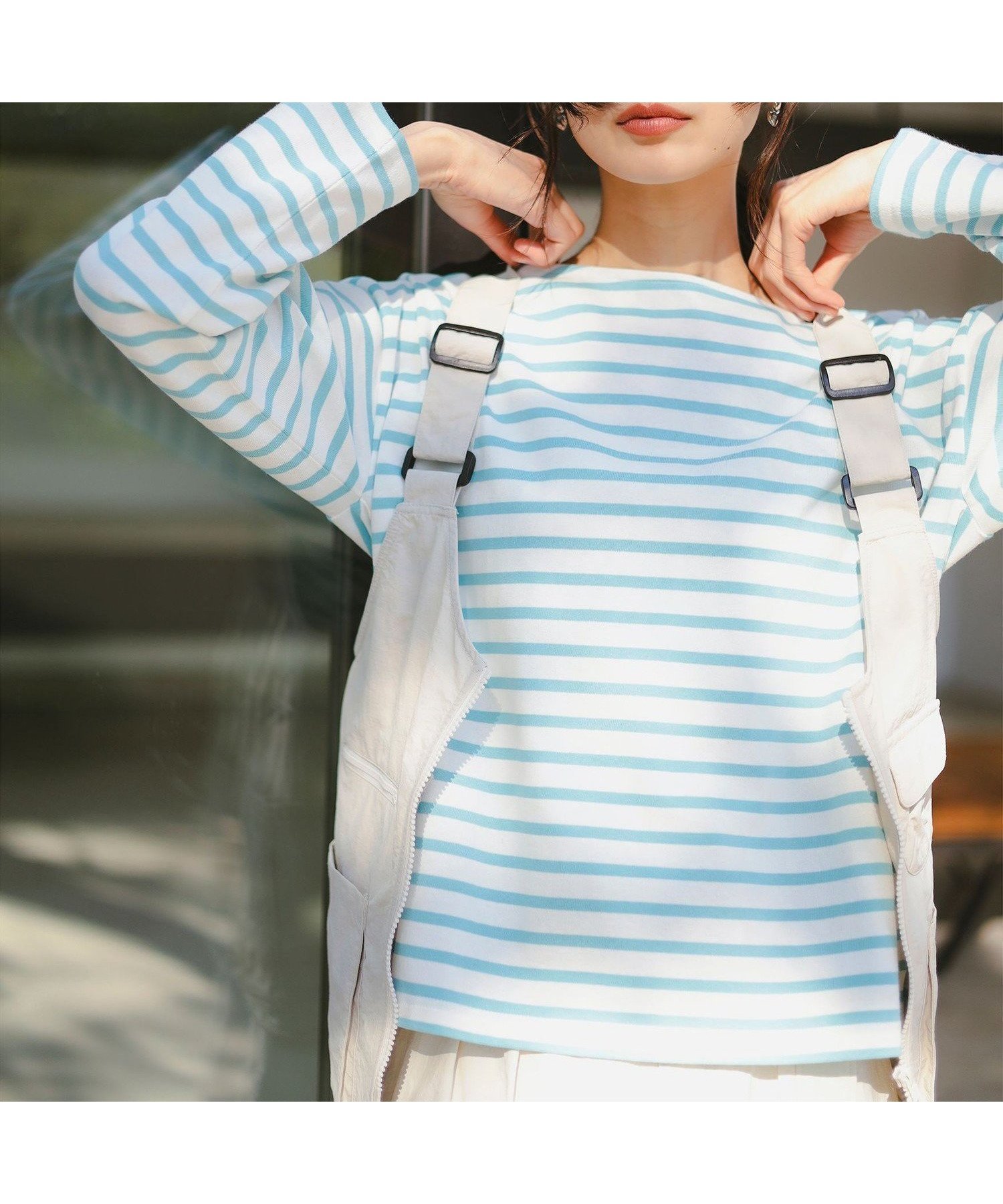 【ビーミングライフストアバイビームス/B:MING LIFE STORE by BEAMS】のボーダー ロングスリーブ Tシャツ 25SS ウォッシャブル 人気、トレンドファッション・服の通販 founy(ファニー) 　ファッション　Fashion　レディースファッション　Fashion for Women　トップス・カットソー　Cut & Sew Tops　シャツ・ブラウス・オフィスカジュアル　Elegant Blouses & Button-Ups　ロングTシャツ・Tシャツ　Longline T-Shirts & Tees　インナー　Innerwear　ウォッシャブル　Machine Washable　春　Spring　カットソー　Cut and Sewn Top　今季　This Season, Current Season　シンプル　Simple, Minimal　ジャケット　Jacket, Outerwear　スリーブ　Sleeve, Long Sleeve / Short Sleeve　デコルテ　Décolleté, Neckline　定番　Standard, Basic Item　ベーシック　Basic, Essential　ボーダー　Border, Stripe　ロング　Long, Long-Length　おすすめ　Recommended / Our Picks　2025年　2025　2025春夏・S/S　Spring/Summer 2025 SS25　 other-1|ID: prp329100004541055 ipo3291000000033562422