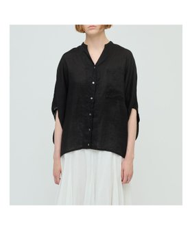 【マーコート/MARcourt】のmizuiro ind リネンスタンドカラーコクーンシャツ 人気、トレンドファッション・服の通販 founy(ファニー) ファッション Fashion レディースファッション Fashion for Women トップス・カットソー Cut & Sew Tops シャツ・ブラウス・オフィスカジュアル Elegant Blouses & Button-Ups スタンド Stand Collar, Upright Stand フロント Front, Front Design ポケット Pocket, Pocket Detail リネン Linen, Linen Fabric 人気 Popular, Best Seller 定番 Standard, Basic Item 無地 Plain, Solid Color |ID:prp329100004541057