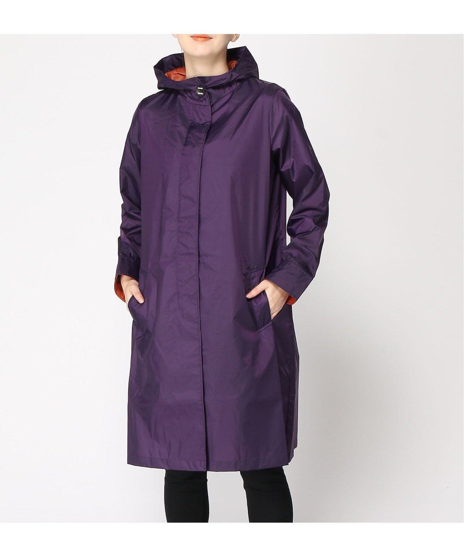 【ムーンバット/MOONBAT】のFULTON(フルトン) レインコート パーカー インテリア・キッズ・メンズ・レディースファッション・服の通販 founy(ファニー) 　ファッション　Fashion　レディースファッション　WOMEN　アウター　Coat Outerwear　コート　Coats　パーカー　Hoodie　ローズ　Rose　ダークパープル|ID: prp329100004541068 ipo3291000000032084516