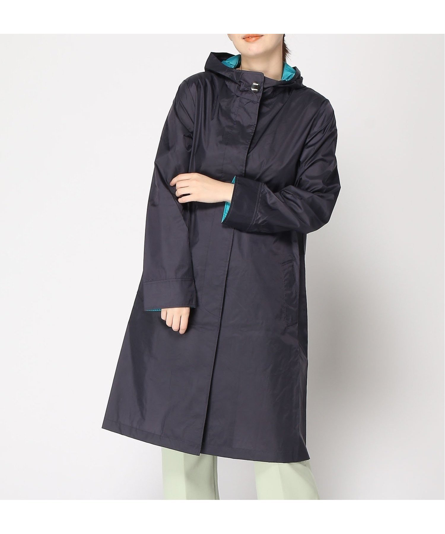 【ムーンバット/MOONBAT】のFULTON(フルトン) レインコート パーカー インテリア・キッズ・メンズ・レディースファッション・服の通販 founy(ファニー) 　ファッション　Fashion　レディースファッション　WOMEN　アウター　Coat Outerwear　コート　Coats　パーカー　Hoodie　ローズ　Rose　チャコールグレー|ID: prp329100004541068 ipo3291000000032084517