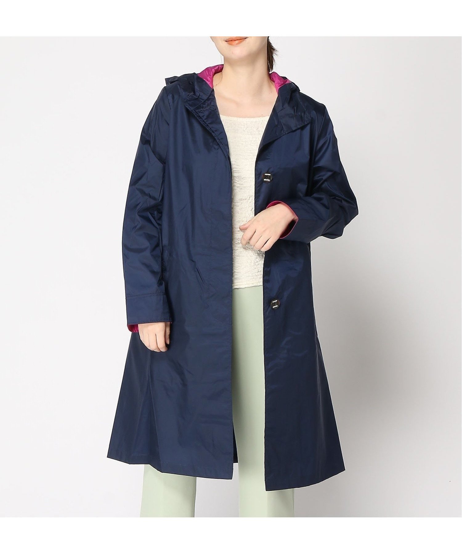 【ムーンバット/MOONBAT】のFULTON(フルトン) レインコート パーカー インテリア・キッズ・メンズ・レディースファッション・服の通販 founy(ファニー) 　ファッション　Fashion　レディースファッション　WOMEN　アウター　Coat Outerwear　コート　Coats　パーカー　Hoodie　ローズ　Rose　ローズピンク|ID: prp329100004541068 ipo3291000000032084518