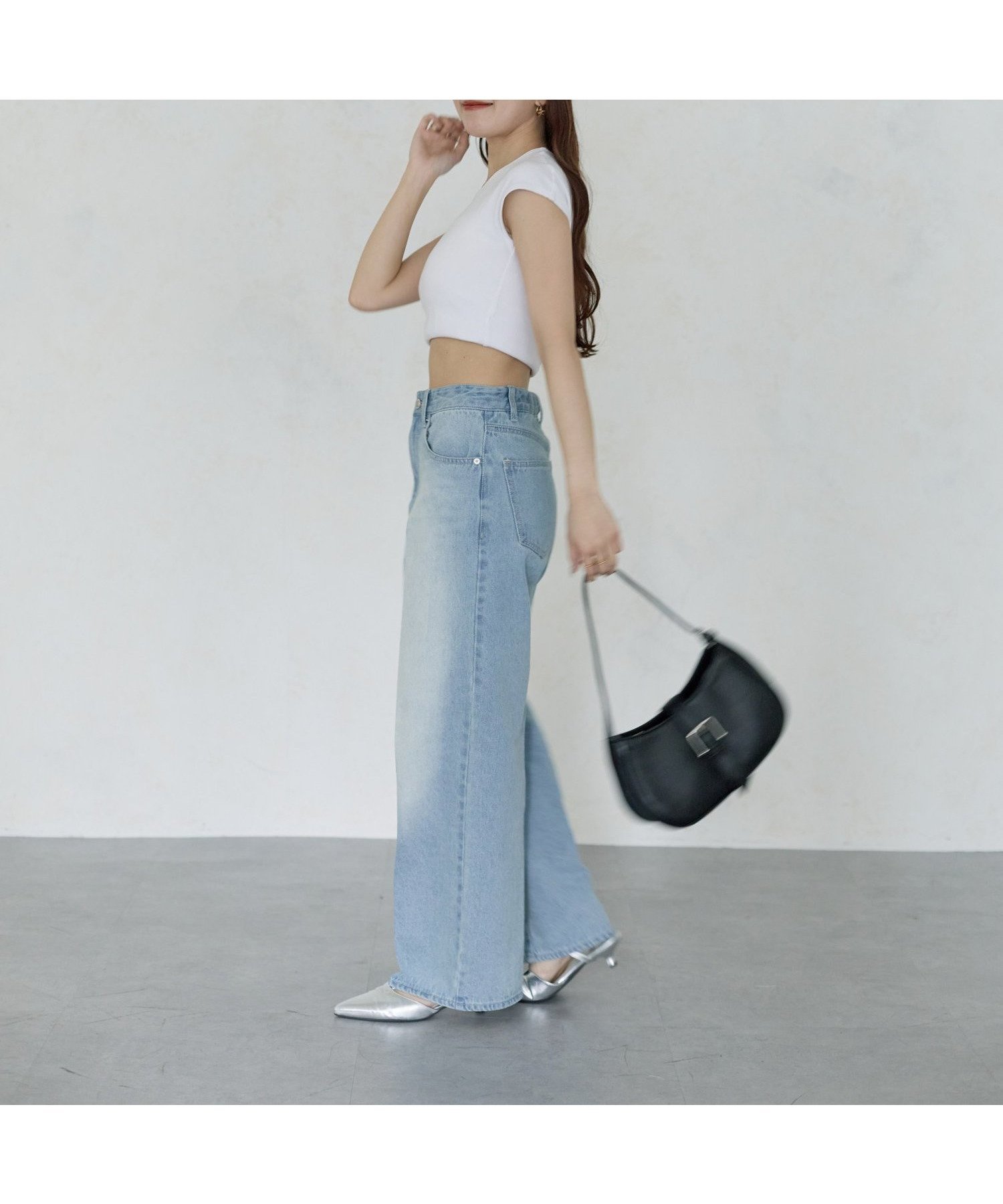 【ゼヴォン/Thevon】の【Yuna企画】ハイウエストストレートデニムパンツ インテリア・キッズ・メンズ・レディースファッション・服の通販 founy(ファニー) 　ファッション　Fashion　レディースファッション　WOMEN　パンツ　Pants　デニムパンツ　Denim Pants　春　Spring　ストレート　Straight　センター　Center　デニム　Denim　ポケット　Pocket　おすすめ　Recommend　2025年　2025　2025春夏・S/S　Ss,Spring/Summer,2025　ブルー|ID: prp329100004541069 ipo3291000000032084521