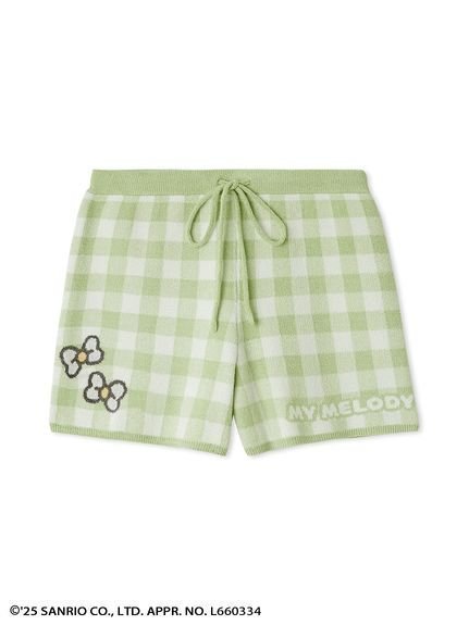 【スナイデル ホーム/SNIDEL HOME】の【MY MELODY】ニットショートパンツ 人気、トレンドファッション・服の通販 founy(ファニー) 　ファッション　Fashion　レディースファッション　Fashion for Women　パンツ　Pants & Trousers　ショートパンツ・ハーフパンツ　High-Waisted & Relaxed Shorts　カーディガン　Cardigan, Knitwear　キャラクター　Character, Licensed Characters　ギンガム　Gingham, Gingham Fabric　コレクション　Collection, Seasonal Line　チェック　Check, Plaid, Tartan　トレンド　Trend, Trending Now　フロント　Front, Front Design　ベビー　Baby, Babywear　ポケット　Pocket, Pocket Detail　モチーフ　Motif, Design Theme　リボン　Ribbon, Bow　お家時間・ステイホーム　Stay Home / At Home　夏　Summer　 other-1|ID: prp329100004541072 ipo3291000000032715368