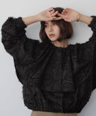 【ガール/GIRL】の2WAYカットジャガードブルゾン BK|ID: prp329100004541094 ipo3291000000032084661