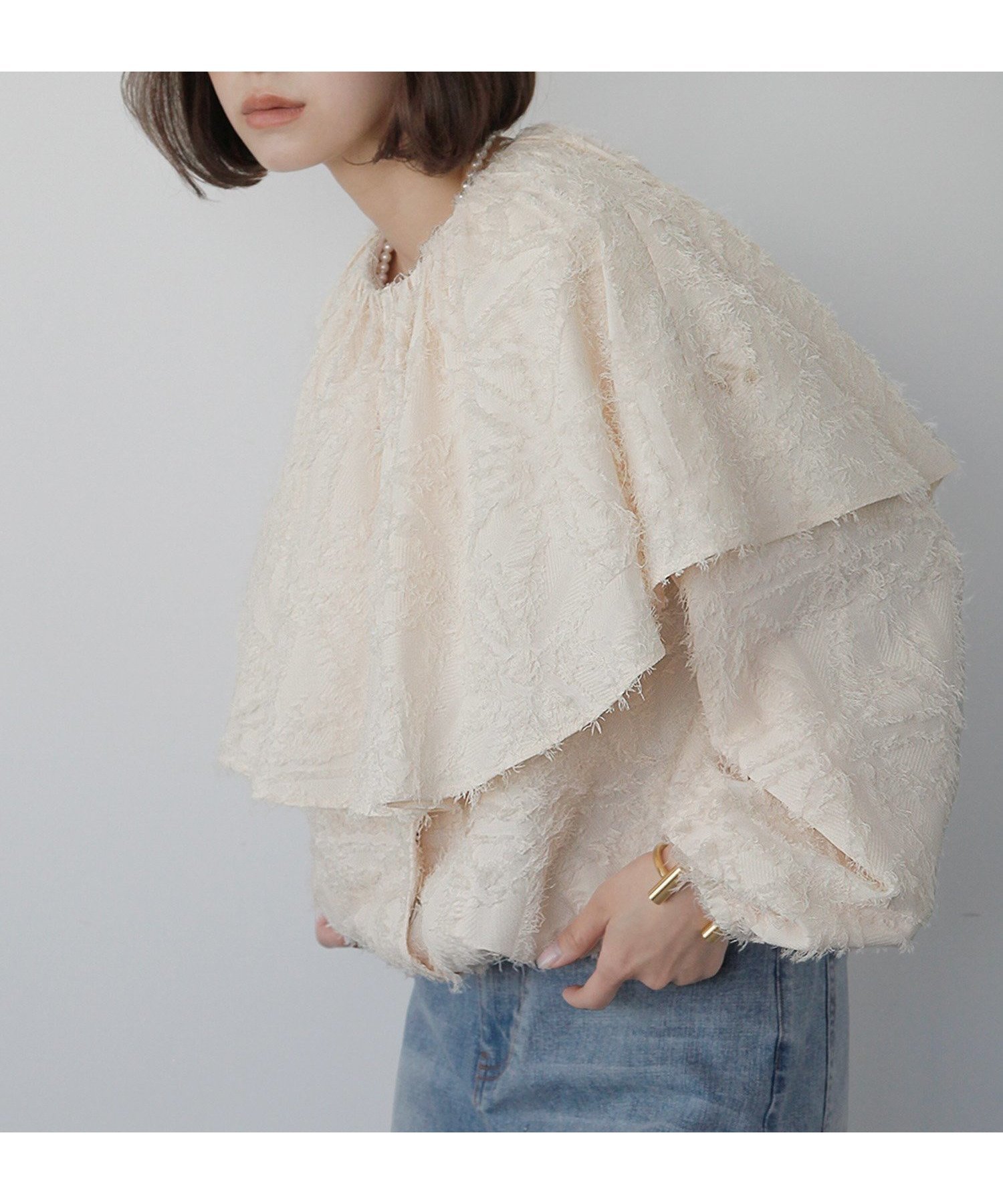【ガール/GIRL】の2WAYカットジャガードブルゾン インテリア・キッズ・メンズ・レディースファッション・服の通販 founy(ファニー) 　ファッション　Fashion　レディースファッション　WOMEN　アウター　Coat Outerwear　ブルゾン　Blouson/Jackets　おすすめ　Recommend　ガーリー　Girly　スウェット　Sweat　スラックス　Slacks　トレンド　Trend　フレア　Flare　フロント　Front　ブルゾン　Blouson　ロンパース　Rompers　OWH|ID: prp329100004541094 ipo3291000000032084662