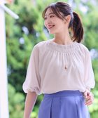 【リフレクト/Reflect】の【接触冷感/洗える】シャーリングデザインブラウス 人気、トレンドファッション・服の通販 founy(ファニー) ファッション Fashion レディースファッション WOMEN トップス・カットソー Tops/Tshirt シャツ/ブラウス Shirts/Blouses インナー Inner シャーリング Shirring バランス Balance ボトム Bottom ワイド Wide エレガント 上品 Elegant 洗える Washable thumbnail ライトベージュ|ID: prp329100004541103 ipo3291000000032237679