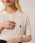 【その他のブランド/Other】のU.S. POLO ASSN./限定商品 ロイヤルケーブル ニットポロシャツ 半袖 IVO|ID: prp329100004541107 ipo3291000000032674276