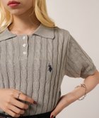 【その他のブランド/Other】のU.S. POLO ASSN./限定商品 ロイヤルケーブル ニットポロシャツ 半袖 GRY|ID: prp329100004541107 ipo3291000000032674278