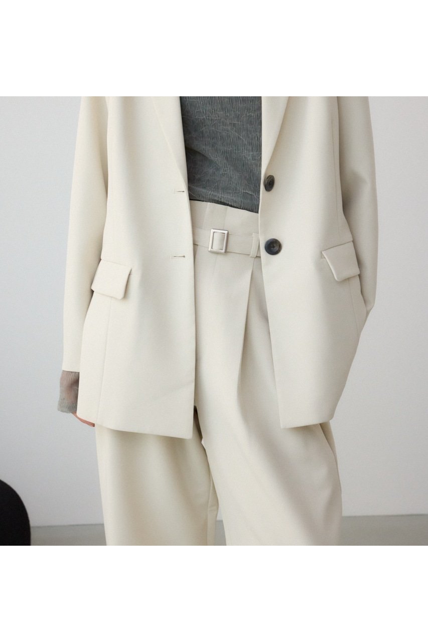 【アズール バイ マウジー/AZUL by moussy】のベルト付きテーラードジャケット インテリア・キッズ・メンズ・レディースファッション・服の通販 founy(ファニー) 　ファッション　Fashion　レディースファッション　WOMEN　アウター　Coat Outerwear　ジャケット　Jackets　テーラードジャケット　Tailored Jackets　ベルト　Belts　おすすめ　Recommend　シンプル　Simple　ストレッチ　Stretch　セットアップ　Set Up　ダウン　Down　デニム　Denim　ボックス　Box　L/BEG1|ID: prp329100004541113 ipo3291000000032084753