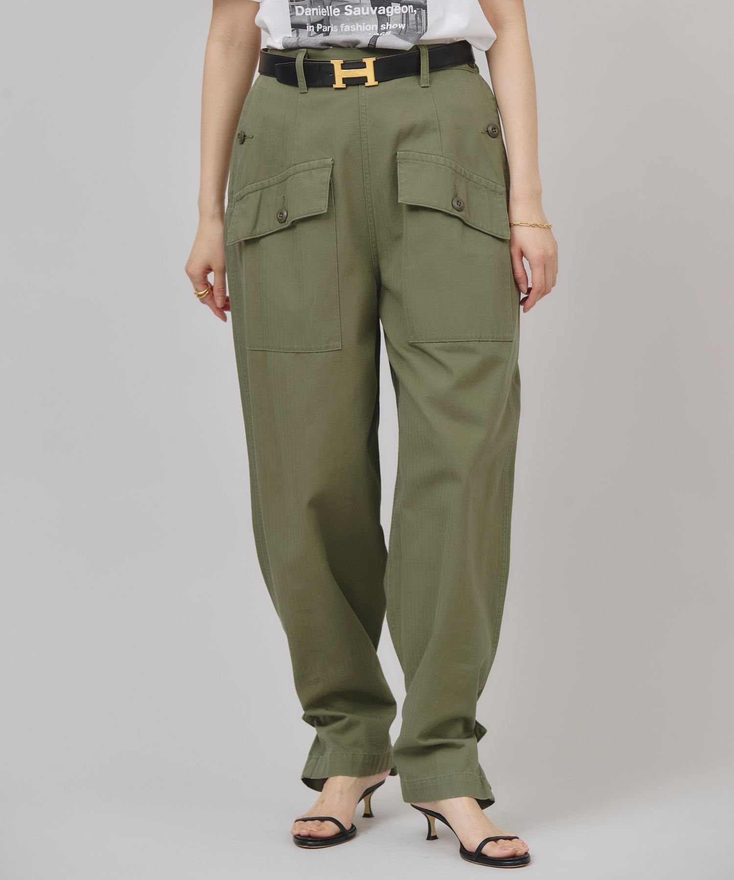 【カレンソロジー/Curensology】のRC ヴィンテージライクカーゴパンツ 人気、トレンドファッション・服の通販 founy(ファニー) 　ファッション　Fashion　レディースファッション　Fashion for Women　パンツ　Pants & Trousers　エレガント 上品　Elegant　ヴィンテージ　Vintage Style　カーゴパンツ　Cargo Pants, Utility Pants　キャラクター　Character, Licensed Characters　デニム　Denim, Jeans Material　フロント　Front, Front Design　ベーシック　Basic, Essential　ポケット　Pocket, Pocket Detail　ミリタリー　Military, Army Style　ワーク　Workwear, Utility Style　 other-1|ID: prp329100004541135 ipo3291000000032628835