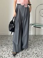 【リリーブラウン/Lily Brown】のベルト付きタックパンツ 人気、トレンドファッション・服の通販 founy(ファニー) ファッション Fashion レディースファッション WOMEN パンツ Pants ベルト Belts なめらか Smooth エレガント 上品 Elegant シンプル Simple thumbnail GRY[006]|ID: prp329100004541141 ipo3291000000032422746