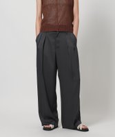 【ビューティ&ユース ユナイテッドアローズ/BEAUTY&YOUTH / UNITED ARROWS】のポリエステルツイル カットアウト タックパンツ 人気、トレンドファッション・服の通販 founy(ファニー) ファッション Fashion レディースファッション Ladies' Fashion Online パンツ Pants キャミソール Camisole セットアップ Set Up センター Center ツイル Twill プリント Print ワイド Wide エレガント 上品 Elegant |ID:prp329100004541144
