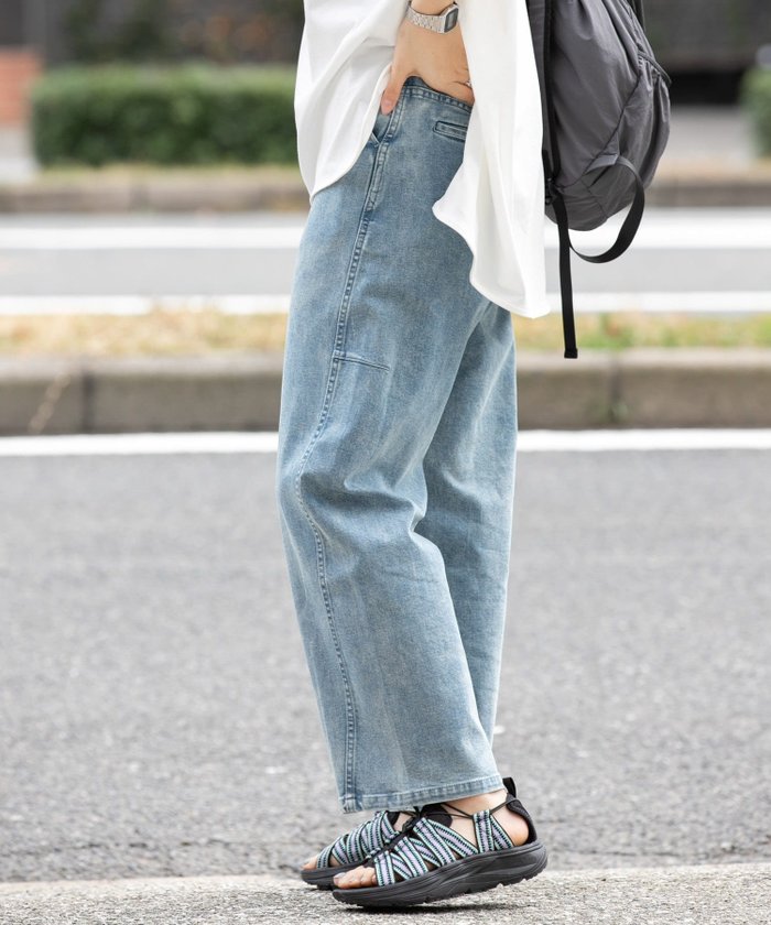 【アーバンリサーチ ドアーズ/URBAN RESEARCH DOORS】の『吸水速乾/イージーケア』coolmax カーブラインデニムパンツ インテリア・キッズ・メンズ・レディースファッション・服の通販 founy(ファニー) https://founy.com/ ファッション Fashion レディースファッション WOMEN パンツ Pants デニムパンツ Denim Pants 2025年 2025 2025春夏・S/S Ss,Spring/Summer,2025 ストレッチ Stretch デニム Denim 吸水 Water Absorption 夏 Summer S/S・春夏 Ss・Spring/Summer |ID: prp329100004541148 ipo3291000000032251215