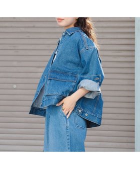 【ビーミングライフストアバイビームス/B:MING LIFE STORE by BEAMS】のデニムジャケット(S~M) 25SS 春アウター ウォッシャブル Gジャン きれいめ denim 人気、トレンドファッション・服の通販 founy(ファニー) ファッション Fashion レディースファッション Fashion for Women アウター Coat / Outerwear Collection レディースジャケット・軽アウター Jackets デニムジャケット / カジュアルアウター Denim Jackets 2025年 2025 2025春夏・S/S Spring/Summer 2025 SS25 おすすめ Recommended / Our Picks ウォッシャブル Machine Washable ジャケット Jacket, Outerwear セットアップ Set-Up, Coordinated Outfit デニム Denim, Jeans Material ビッグ Big, Oversized フロント Front, Front Design ポケット Pocket, Pocket Detail 定番 Standard, Basic Item 春 Spring 財布 Wallet, Purse |ID:prp329100004541157