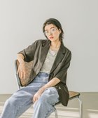 【ベイフロー/BAYFLOW】のシャツ感覚で羽織れる ハーフスリーブジャケット 人気、トレンドファッション・服の通販 founy(ファニー) ファッション Fashion レディースファッション WOMEN アウター Coat Outerwear ジャケット Jackets おすすめ Recommend インナー Inner ジャケット Jacket タンク Tank トレンド Trend ボトム Bottom 人気 Popularity thumbnail チャコール18|ID: prp329100004541162 ipo3291000000032353167