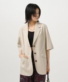【ベイフロー/BAYFLOW】のシャツ感覚で羽織れる ハーフスリーブジャケット 人気、トレンドファッション・服の通販 founy(ファニー) ファッション Fashion レディースファッション WOMEN アウター Coat Outerwear ジャケット Jackets おすすめ Recommend インナー Inner ジャケット Jacket タンク Tank トレンド Trend ボトム Bottom 人気 Popularity thumbnail グレージュ13|ID: prp329100004541162 ipo3291000000032353170