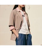 【ベイフロー/BAYFLOW】のシャツ感覚で羽織れる ハーフスリーブジャケット 人気、トレンドファッション・服の通販 founy(ファニー) ファッション Fashion レディースファッション WOMEN アウター Coat Outerwear ジャケット Jackets おすすめ Recommend インナー Inner ジャケット Jacket タンク Tank トレンド Trend ボトム Bottom 人気 Popularity thumbnail モカ59|ID: prp329100004541162 ipo3291000000032353172