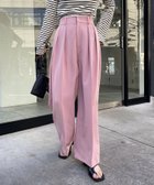 【カプリシューレマージュ/CAPRICIEUX LEMAGE】の【低身長・高身長サイズあり】2タックワイドパンツ 人気、トレンドファッション・服の通販 founy(ファニー) ファッション Fashion レディースファッション WOMEN パンツ Pants おすすめ Recommend キャミ Cami シンプル Simple ジャケット Jacket スウェット Sweat ルーズ Loose ワイド Wide 冬 Winter 夏 Summer thumbnail ピンク|ID: prp329100004541181 ipo3291000000032234945