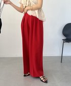 【カプリシューレマージュ/CAPRICIEUX LEMAGE】の【低身長・高身長サイズあり】2タックワイドパンツ 人気、トレンドファッション・服の通販 founy(ファニー) ファッション Fashion レディースファッション WOMEN パンツ Pants おすすめ Recommend キャミ Cami シンプル Simple ジャケット Jacket スウェット Sweat ルーズ Loose ワイド Wide 冬 Winter 夏 Summer thumbnail レッド|ID: prp329100004541181 ipo3291000000032234948