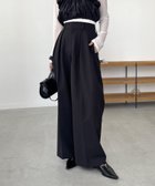 【カプリシューレマージュ/CAPRICIEUX LEMAGE】の【低身長・高身長サイズあり】2タックワイドパンツ 人気、トレンドファッション・服の通販 founy(ファニー) ファッション Fashion レディースファッション WOMEN パンツ Pants おすすめ Recommend キャミ Cami シンプル Simple ジャケット Jacket スウェット Sweat ルーズ Loose ワイド Wide 冬 Winter 夏 Summer thumbnail ブラック|ID: prp329100004541181 ipo3291000000032234956