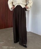 【カプリシューレマージュ/CAPRICIEUX LEMAGE】の【累計2万本!】【LE MAGE×gemeilコラボ】2タックワイドパンツ 人気、トレンドファッション・服の通販 founy(ファニー) ファッション Fashion レディースファッション Fashion for Women パンツ Pants & Trousers コラボ Collaboration, Collab thumbnail ブラウンその他2|ID: prp329100004541181 ipo3291000000033606968