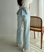 【ナイスクラップ/NICE CLAUP】のバックリボンデニムパンツ サックスブルー|ID: prp329100004541198 ipo3291000000032235476