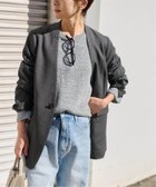 【ジャーナルスタンダード レリューム/JOURNAL STANDARD relume】の《追加》LINYツイルノーカラージャケット グレー|ID: prp329100004541626 ipo3291000000032628834