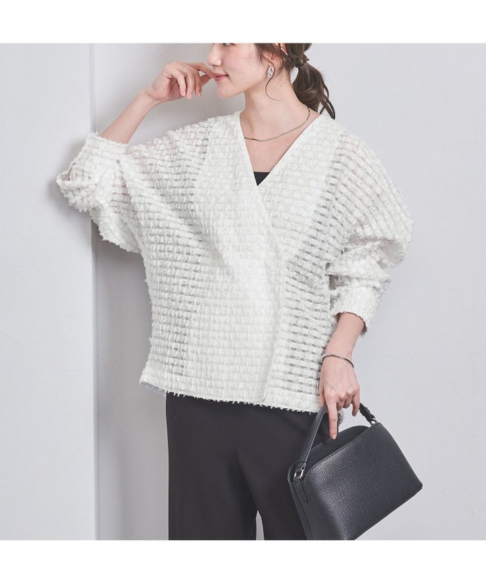 【その他のブランド/Other】のカットジャカード ドルマンスリーブ ジャケット インテリア・キッズ・メンズ・レディースファッション・服の通販 founy(ファニー) https://founy.com/ ファッション Fashion レディースファッション WOMEN アウター Coat Outerwear ジャケット Jackets ジャカード Jacquard ジャケット Jacket タイトスカート Tight Skirt ダブル Double パイピング Piping フロント Front ボーダー Border ワイド Wide |ID: prp329100004541630 ipo3291000000032088690