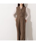 【エヌ ナチュラルビューティーベーシック/N.Natural Beauty basic】のテーラードジャンプスーツ 人気、トレンドファッション・服の通販 founy(ファニー) ファッション Fashion レディースファッション Fashion for Women ワンピース Dresses インナー Innerwear カットソー Cut and Sewn Top スーツ Suit, Formalwear ツイル Twist, Twisted Detail ポケット Pocket, Pocket Detail マニッシュ Mannish, Boyish メランジ Melange, Mixed Yarn ロング Long, Long-Length thumbnail ブラウン2|ID: prp329100004541655 ipo3291000000033272052
