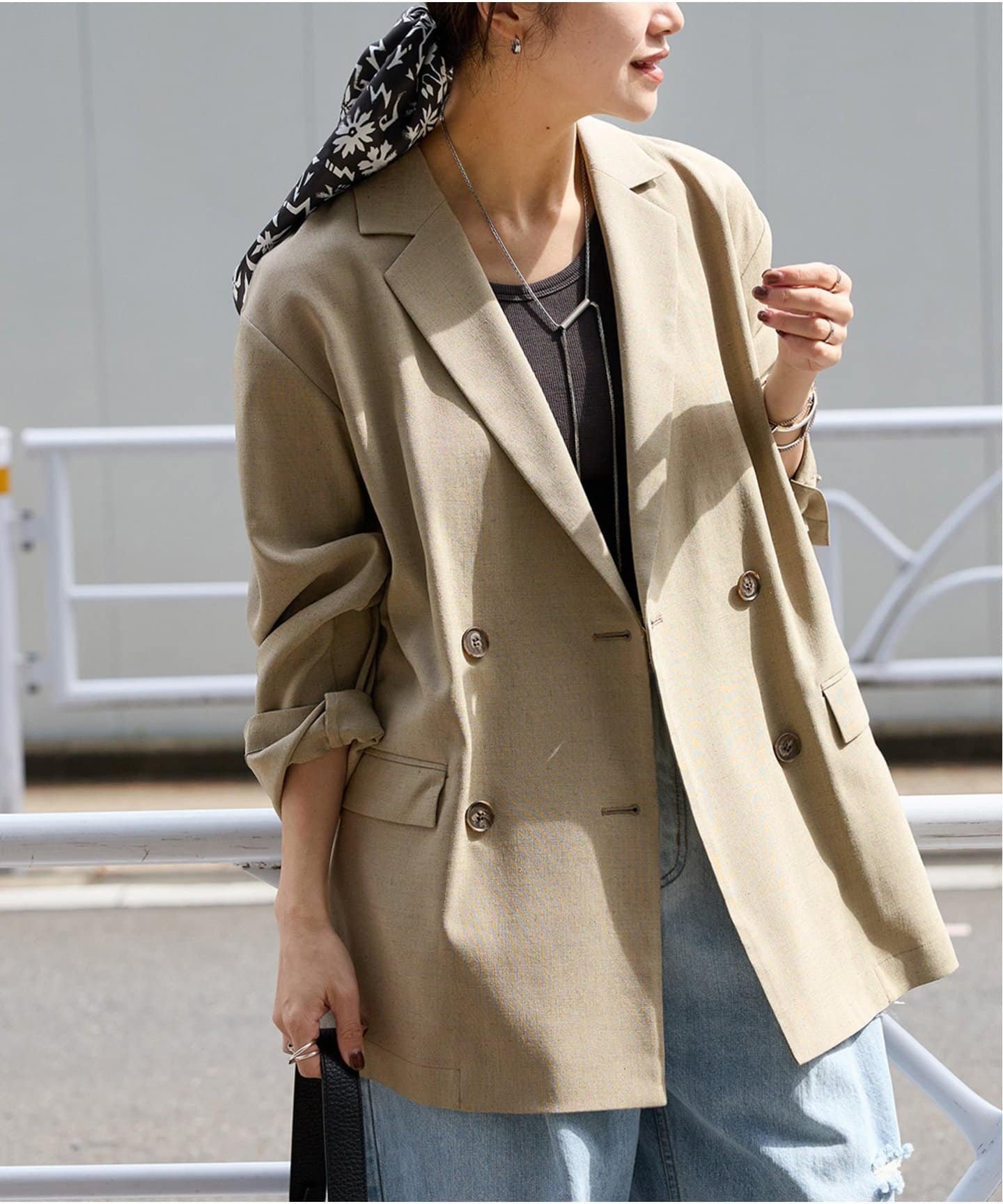 【ジャーナルスタンダード/JOURNAL STANDARD】の《追加2》アイアスストレッチジャケット インテリア・キッズ・メンズ・レディースファッション・服の通販 founy(ファニー) 　ファッション　Fashion　レディースファッション　WOMEN　アウター　Coat Outerwear　ジャケット　Jackets　2025年　2025　2025春夏・S/S　Ss,Spring/Summer,2025　ベージュ|ID: prp329100004541685 ipo3291000000032382584