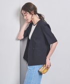 【その他のブランド/Other】のピンストライプ ショートスリーブ ジャケット NAVY|ID: prp329100004541705 ipo3291000000032089285