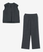 【その他のブランド/Other】のキーネックブラウス+ワイドパンツ -ウォッシャブル- A DAY IN THE LIFE DK.GRAY|ID: prp329100004541714 ipo3291000000032969953