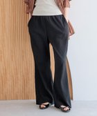 【ローリーズファーム/LOWRYS FARM】のカットリブセミフレアパンツ ブラック09|ID: prp329100004541716 ipo3291000000032089338