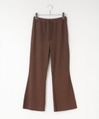 【ローリーズファーム/LOWRYS FARM】のカットリブセミフレアパンツ ブラウン|ID: prp329100004541716 ipo3291000000032089344
