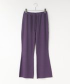 【ローリーズファーム/LOWRYS FARM】のカットリブセミフレアパンツ WEB限定パープル|ID: prp329100004541716 ipo3291000000032089348